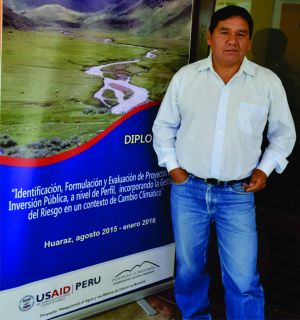 Vidal Rondán, coordinador del proyecto "Asegurando el Agua y los medios de Vida en la Montaña", del Instituto de Montaña