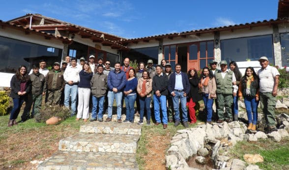 Participantes del Encuentro Nacional “Restauración de Tecnologías Ancestrales y Manejo del Agua – RETAMA”